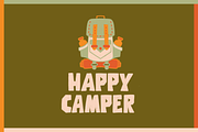 Outdoor Camping Illustration Badges, an Illustration by Abigail Creative (Thumbnail 4 of 7)