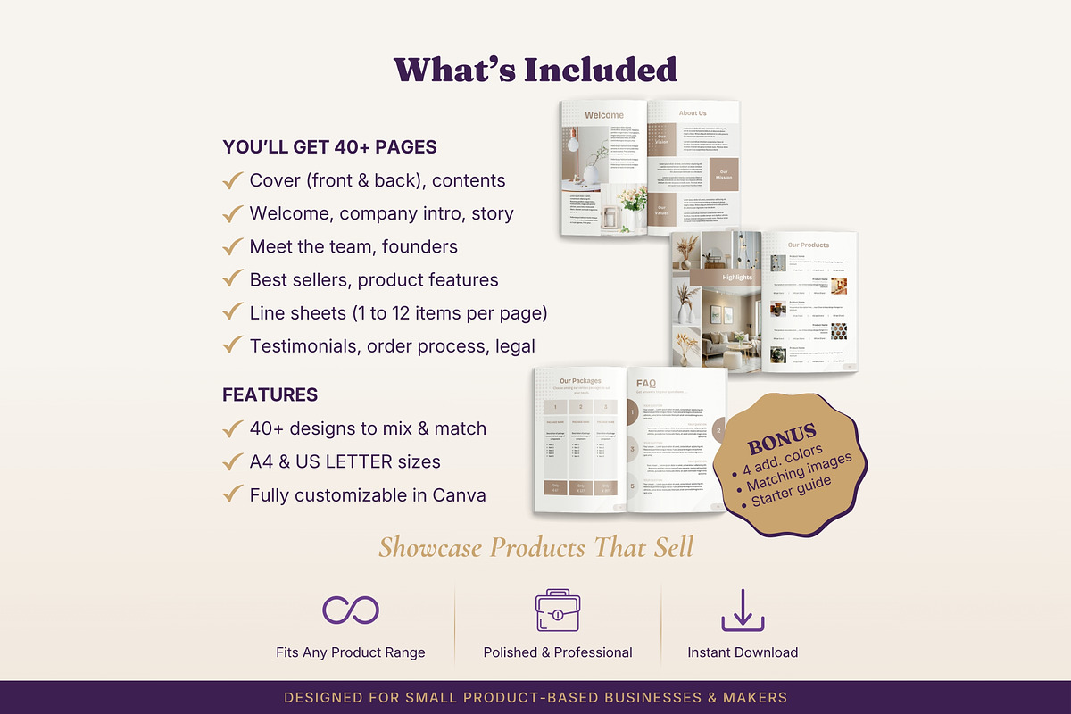 Product Catalog and Line Sheets, a Magazine Template by B2 Studio (Photo 2 of 18)