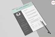 Professional CV Template, a Resume Template by Emaholic Template (Thumbnail 4 of 5)
