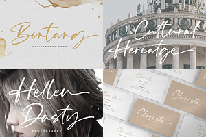 Calligraphy Font Bundle