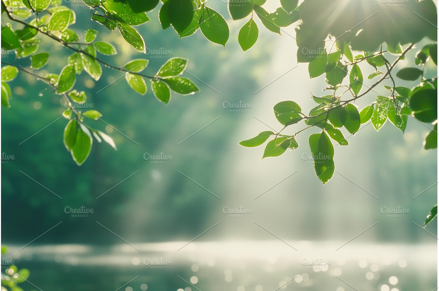 Sunlight Filtering Through Lush, a Nature Photo by Lermont51