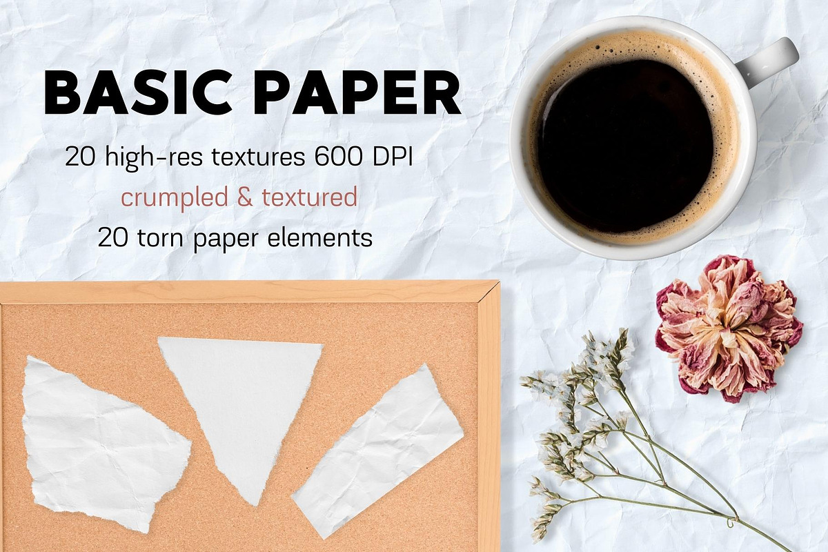 40 Paper textures, a Texture Graphic by Kat Anti (Photo 1 of 7)
