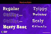 PM Phantasm Spooky Retro Font, a Serif Font by Paper Moon Graphic Supply (Thumbnail 5 of 16)