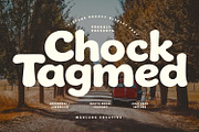Chock Tagmed Vintage Groovy Display, a Sans Serif Font by Maulana Creative (Thumbnail 1 of 7)