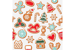 Christmas seamless background