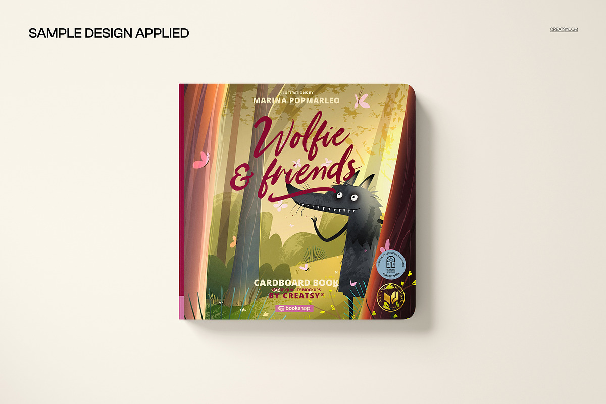 Cardboard Baby book Mockup Set, a Books & Magazine Mockup by creatsy5 (Photo 4 of 14)
