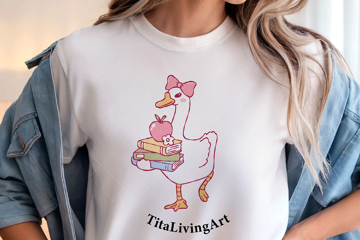 Spring Goose School Clipart, an Education Illustration by TitaLivingArt (Photo 7 of 10)