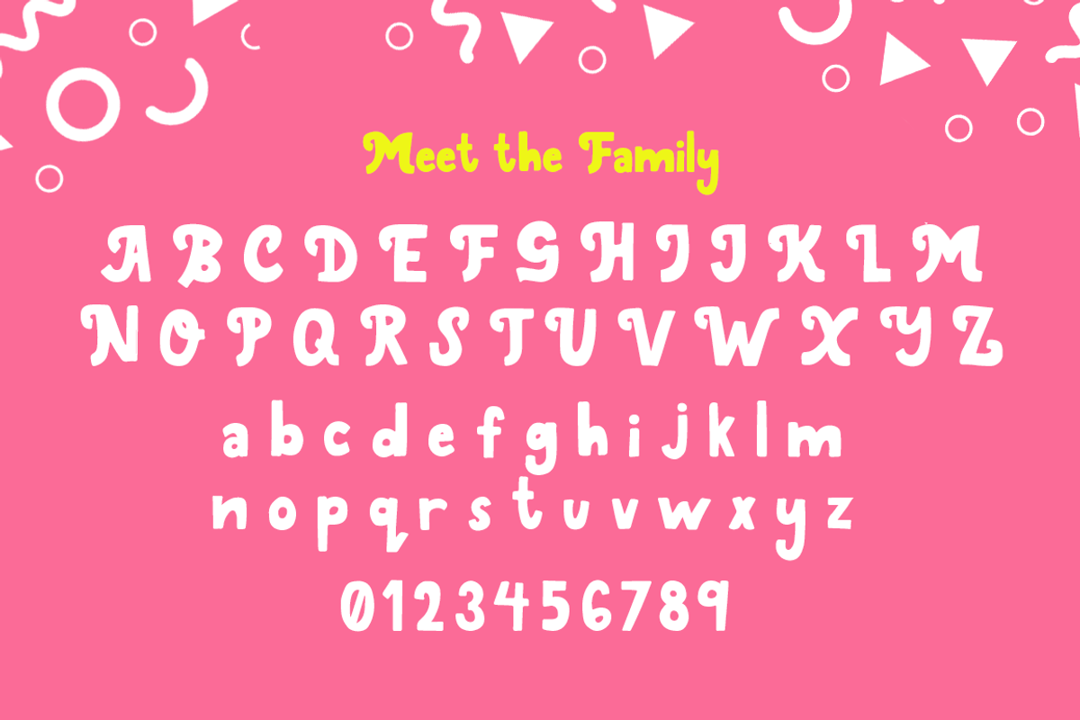 Ginidino Font preview 3