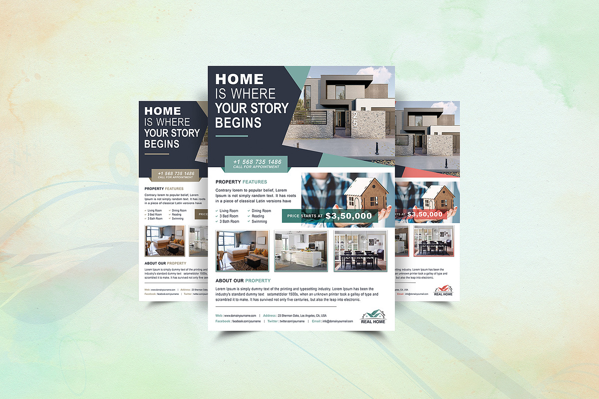 Real Estate Flyer, a Flyer Template by DesignDevisers (Photo 4 of 10)