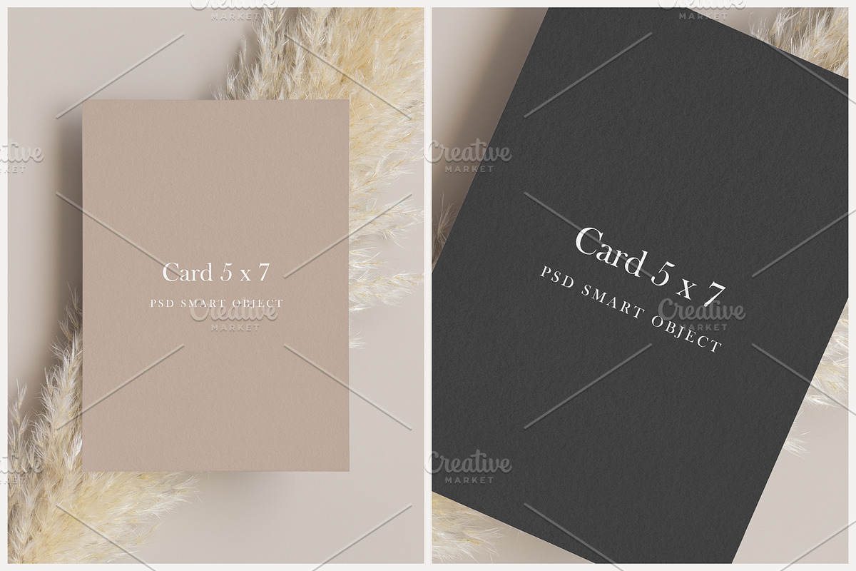 Card Mockup 5x7, PSD, a Print Template by Snoflinga (Photo 3 of 3)