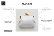 Satin Kiss Lock Purse Mockup, a Product Mockup by 1001 mockups (Thumbnail 2 of 10)