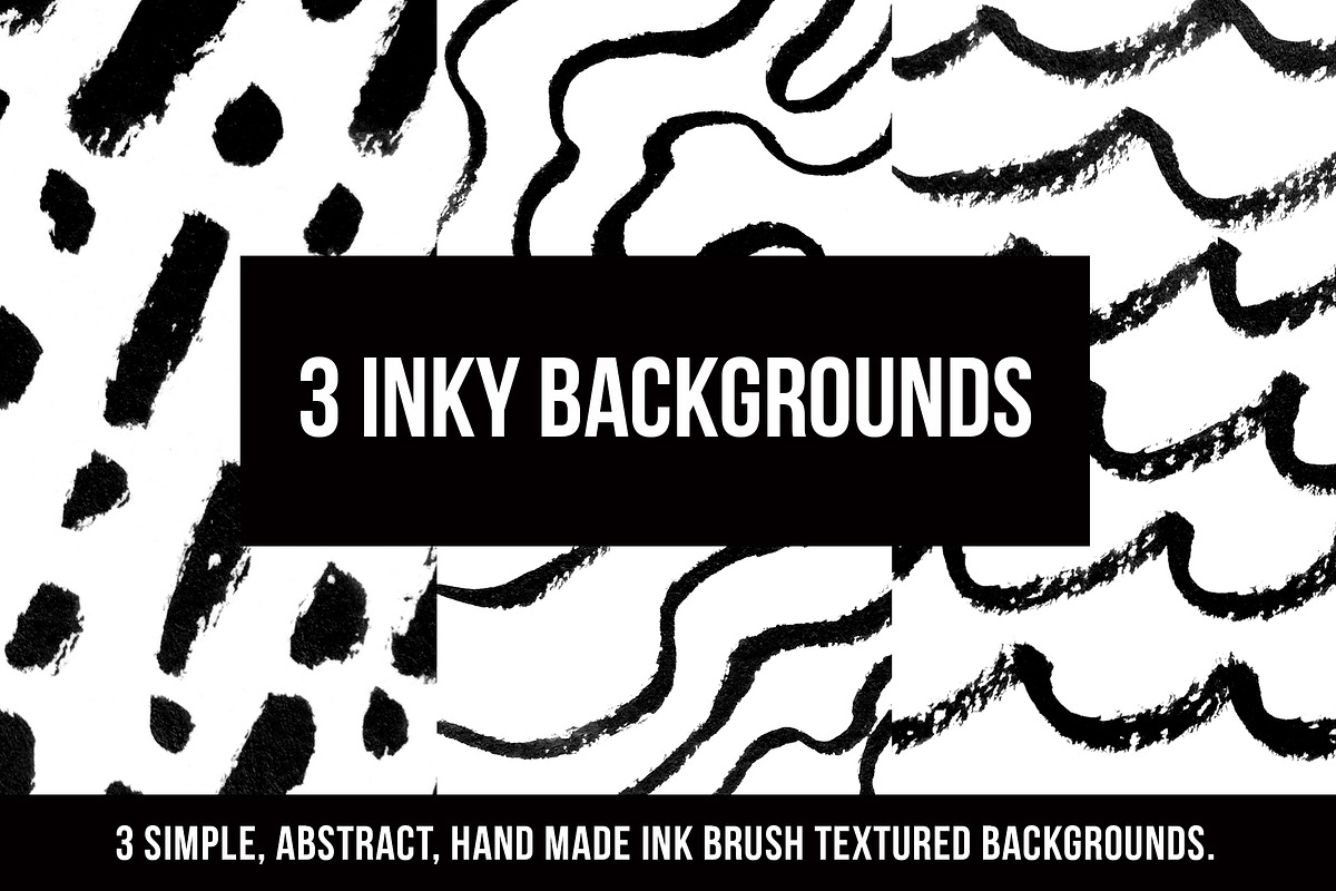 3 Inky Backgrounds, a Texture Graphic by Joseph Melancon (Photo 1 of 5)
