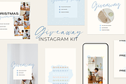 Giveaway Instagram Kit | CANVA, a Social Media Template by Ralony (Thumbnail 1 of 9)