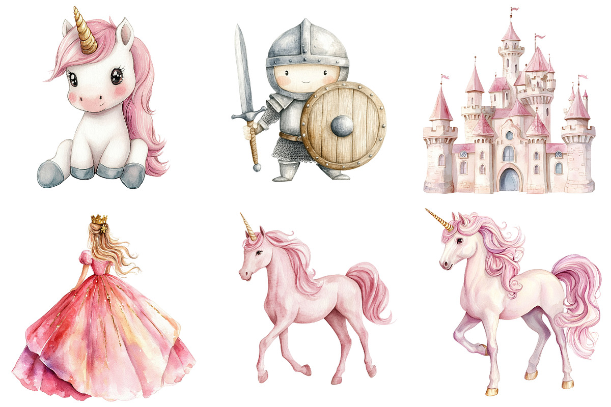 Magical Kingdom Clipart, a Seasonal Illustration by CitraGraphics (Photo 3 of 5)