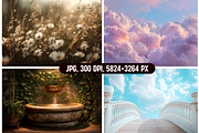Romantic & Dreamy Photo Backdrops, a Background Graphic by PrintHaven Designs (Thumbnail 12 of 12)