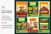 Farmer market flyer template bundle, a Flyer Template by Yunus Ahmad (Thumbnail 1 of 4)