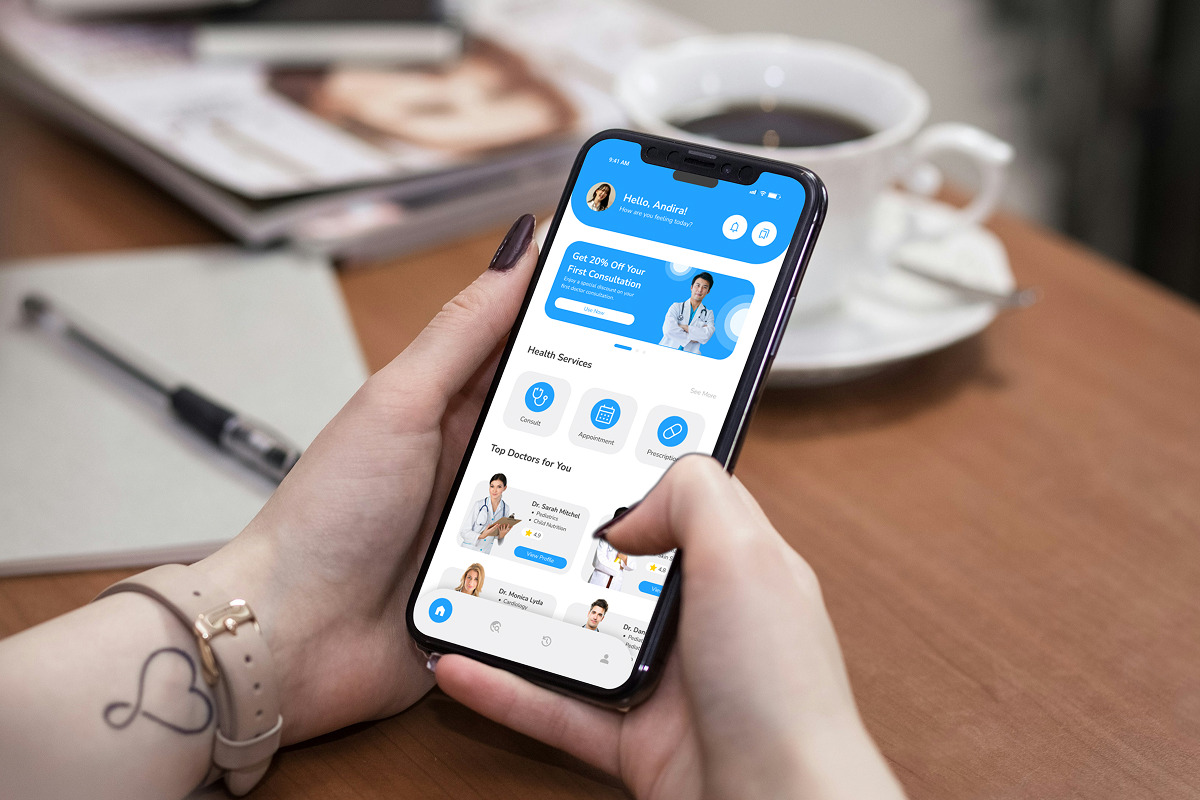 Mediva - Online Doctor App UI, an App Template by trabaskriya (Photo 5 of 5)