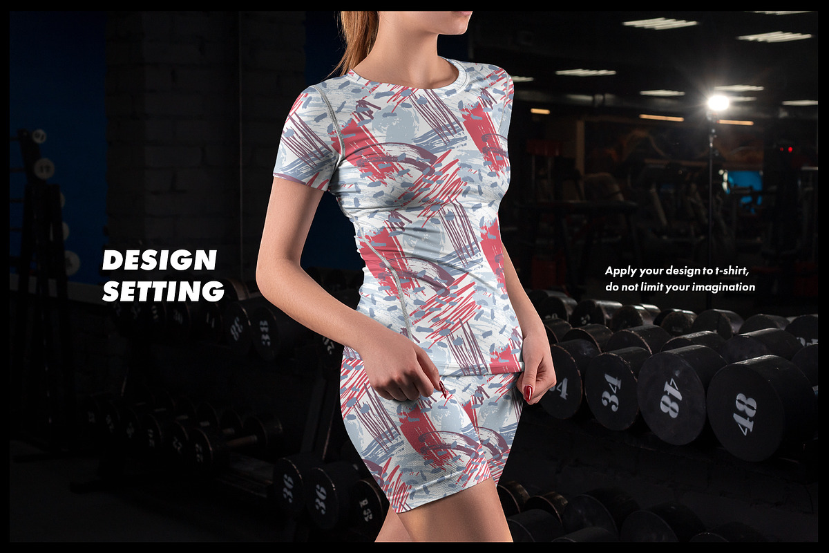 9 Sports T-Shirts and Shorts Mockups, a Shirt Mockup by Grow Design Craft Studio (Photo 5 of 9)