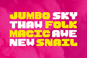Chungus - Thick Display Font, a Sans Serif Font by Vanguard Design Co (Thumbnail 2 of 7)