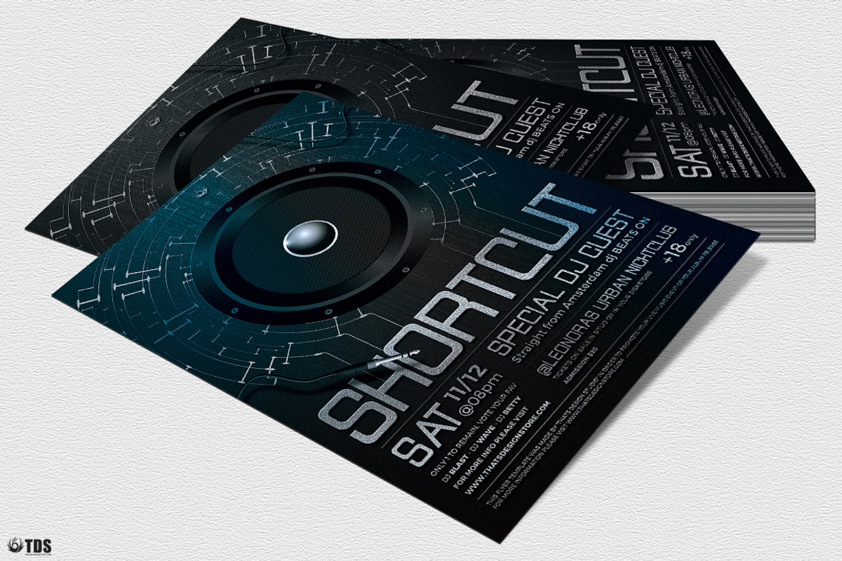 Shortcut Flyer Template, a Flyer Template by ThatsDesignArt (Photo 3 of 6)