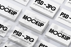 Minimal Business Card Mockup, a Product Mockup by barsrsind