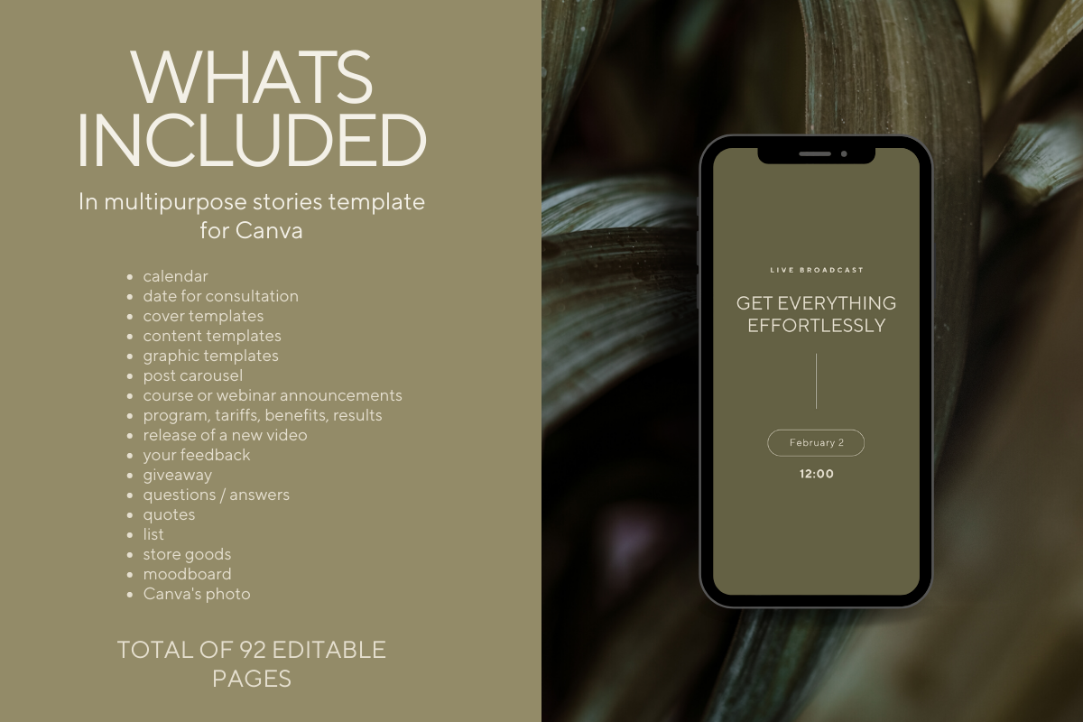 Multipurpose Stories Template, a Social Media Template by Make It Yours Lab. (Photo 5 of 18)