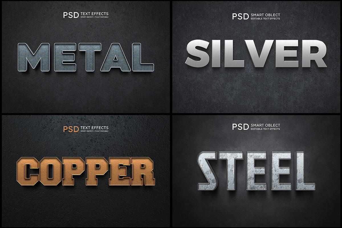 Metal Text Effect Style, a Layer Style Add-On by S_design (Photo 1 of 5)