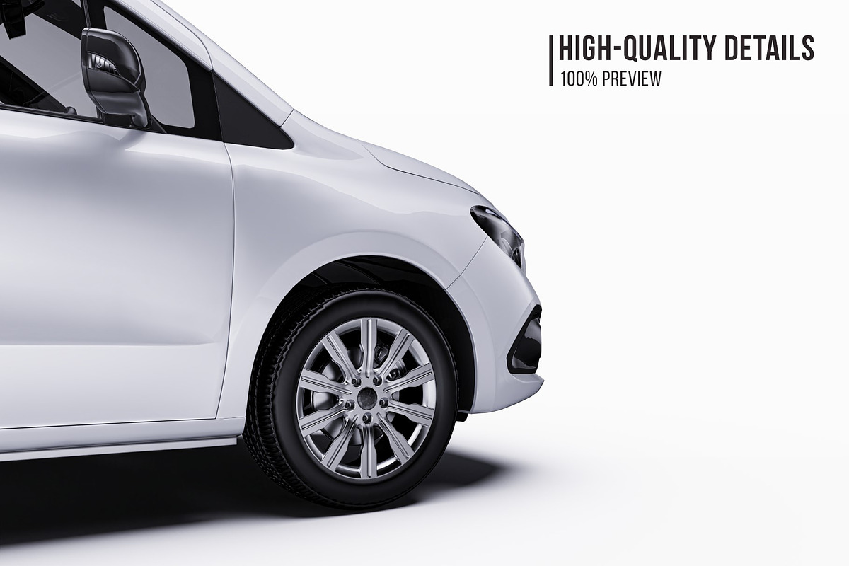 LWB Micro Camper Van Mockup Set, a Product Mockup by Halal Graphic Studio (Photo 4 of 15)