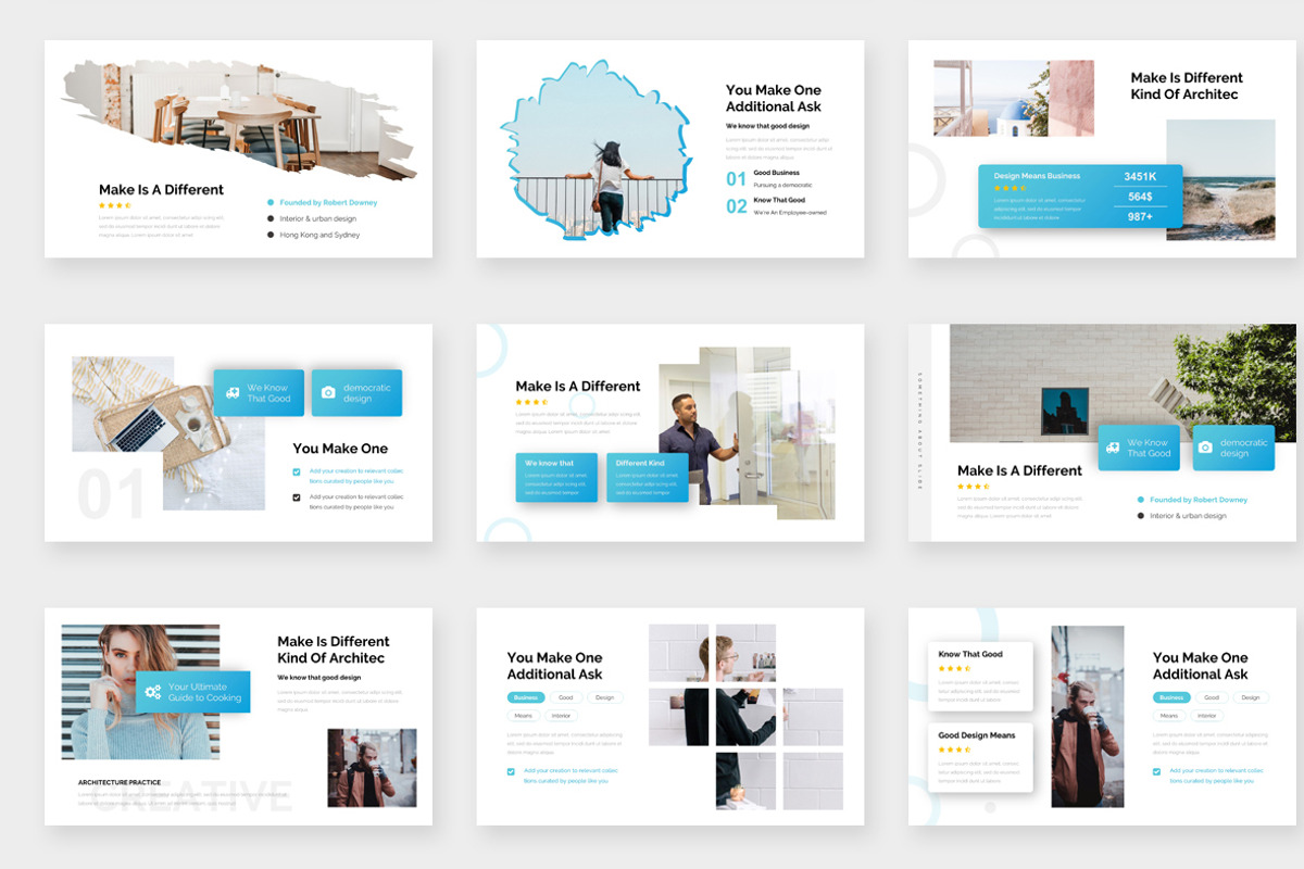 Rexio Creative Powerpoint Template, a Presentation Template by One Percent Studio (Photo 2 of 19)