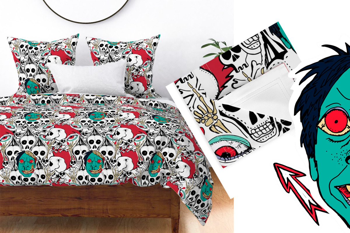 Zombie patterns, a Pattern Graphic by TatianaBannikova (Photo 2 of 10)