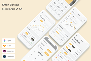 Smart Banking Mobile App UI Kit