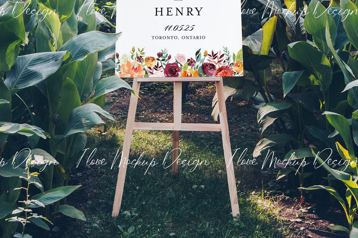Easel Mockup,18x24 Sign Mockup, a Product Mockup by ILoveMockupDesign (Photo 8 of 12)