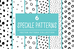 Speckle Dot Brush Abstract Patterns