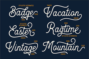 Heritage Font Combinations