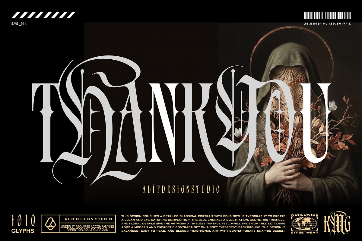 Silver Shard Typeface, a Blackletter Font by alit design (Photo 20 of 20)