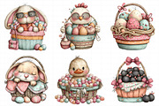 Funny Easter Basket Clipart, an Illustration by Daily.Designs (Thumbnail 4 of 8)