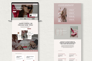 Coaches Showit Sales Page Template, a Websites & App Template by Field Digital