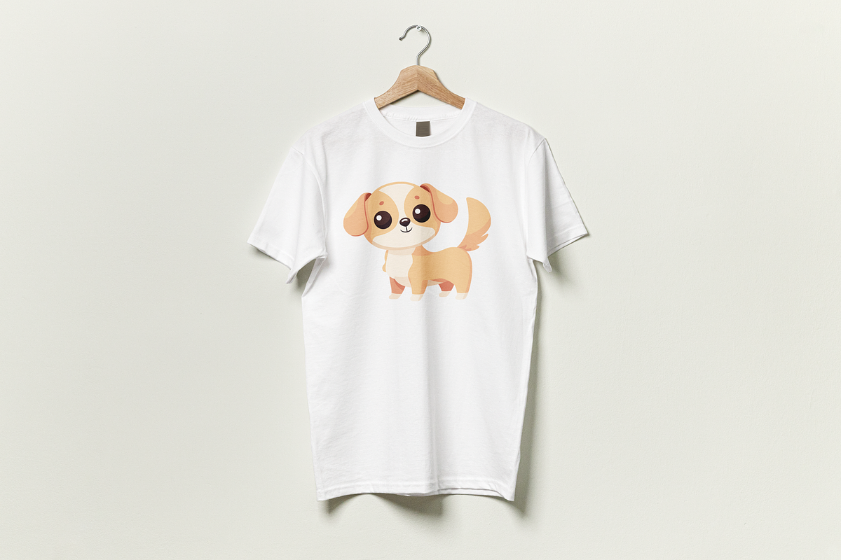 Cute Puppy Mascot, an Animal Illustration by Jinro (Photo 2 of 4)