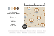 Animal pattern for kids fabric, a Pattern Graphic by vatrushkaprint_store (Thumbnail 2 of 3)
