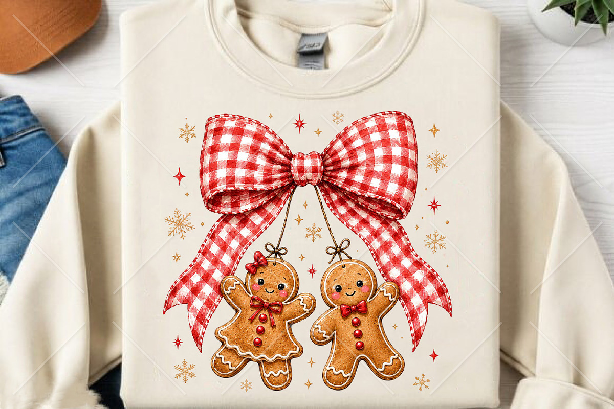 Christmas Gingerbread Coquette PNG, a Seasonal Illustration by Canvas Craft (Photo 2 of 6)