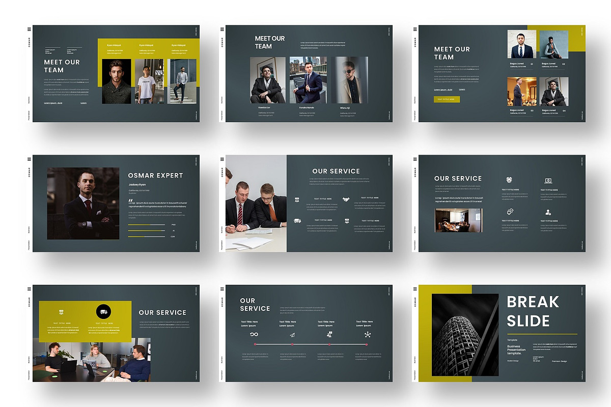 Osmar – Business Keynote Template, a Presentation Template by Dens Creative Studio (Photo 3 of 6)