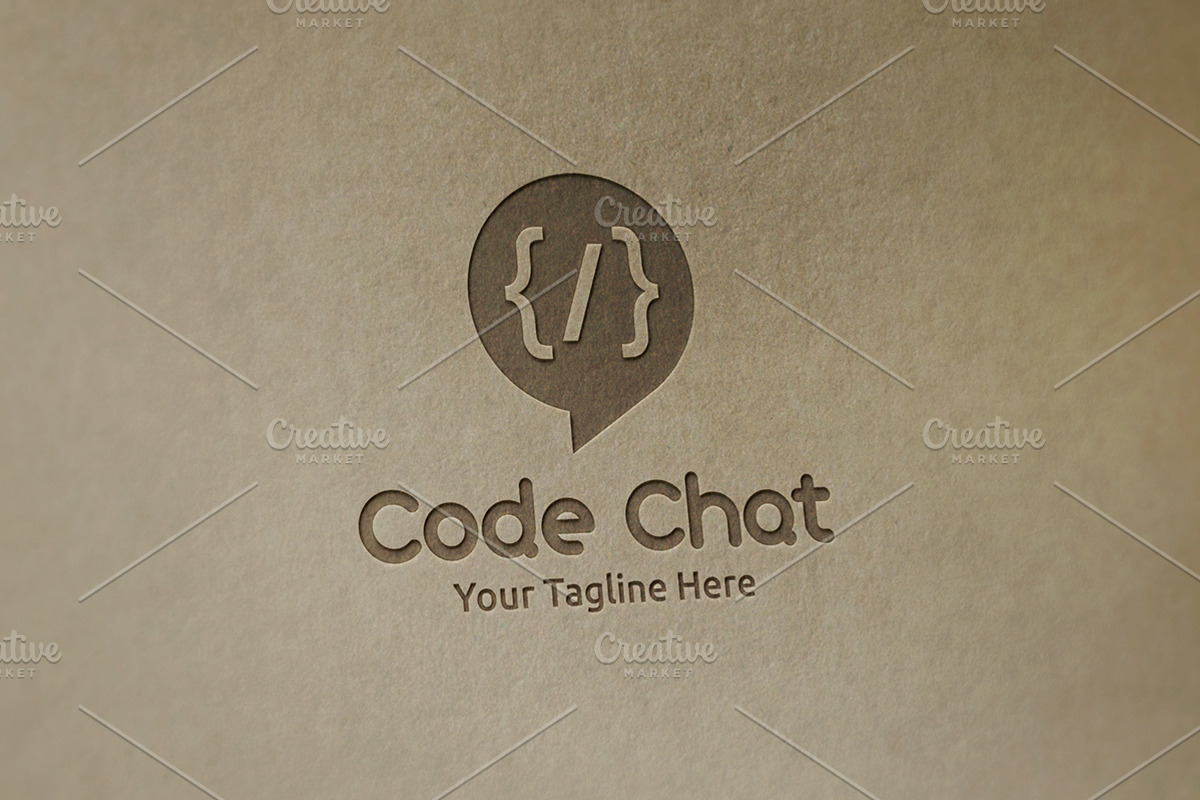 Code Chat - Logo Template, a Branding & Logo Template by Martin-Jamez