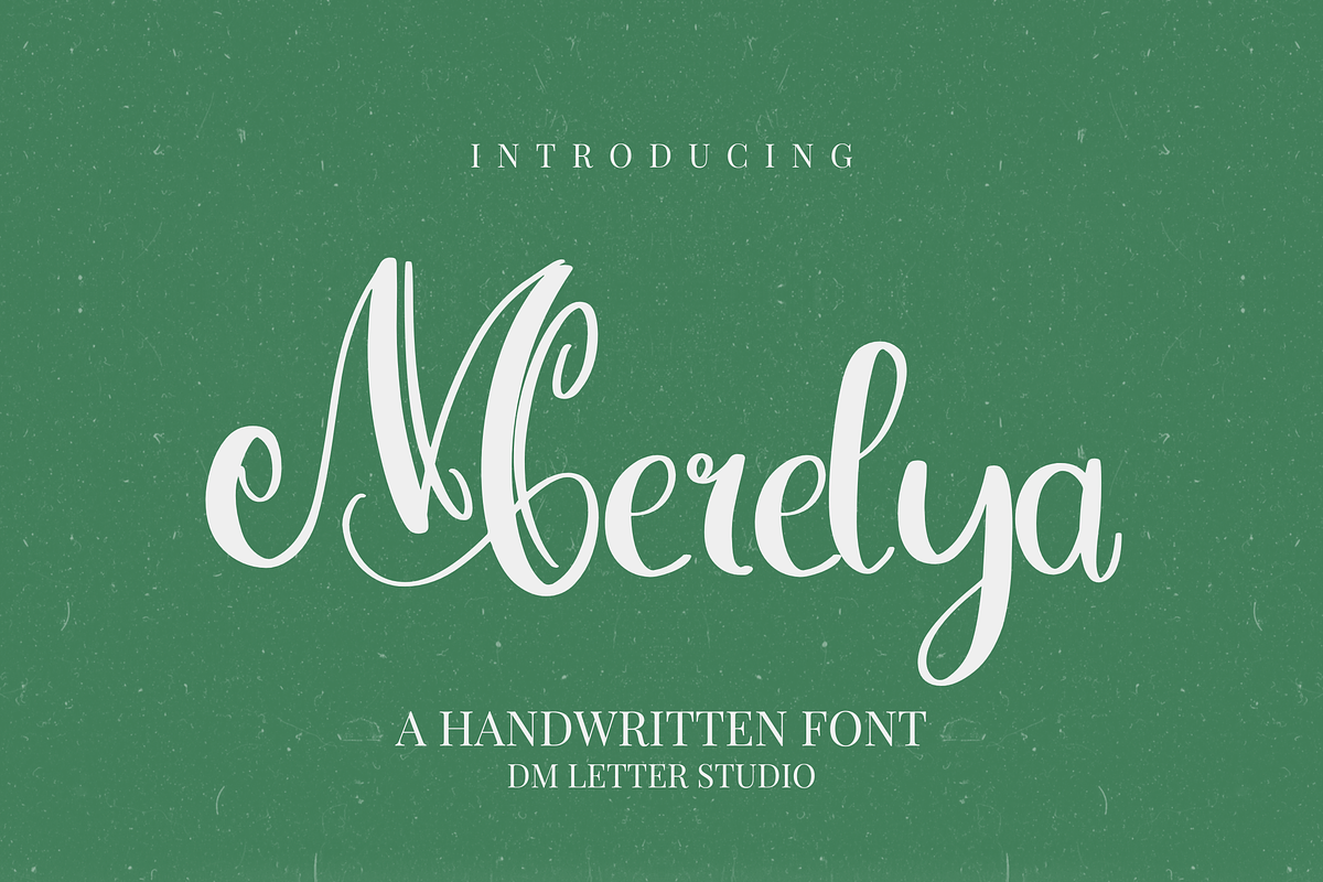 Merelya, a Handwritten Font by Dm Studio (Photo 1 of 10)