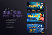 Party Social Media Template Bundle, a Social Media Template by Creative_View (Thumbnail 8 of 8)