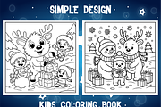 Happy Christmas Coloring Book, a Seasonal Illustration by Design Zone (Thumbnail 4 of 5)