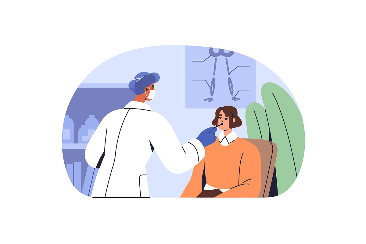 Doctors taking medical tests set, a Healthcare Illustration by PaperTrident (Photo 8 of 9)