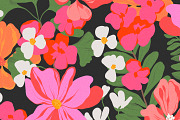 Bold Bloom Tropical Flower Pattern, a Pattern Graphic by likorbut (Thumbnail 12 of 14)