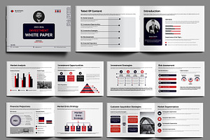 Investment White Paper Template, a Brochure Template by MightyDesign