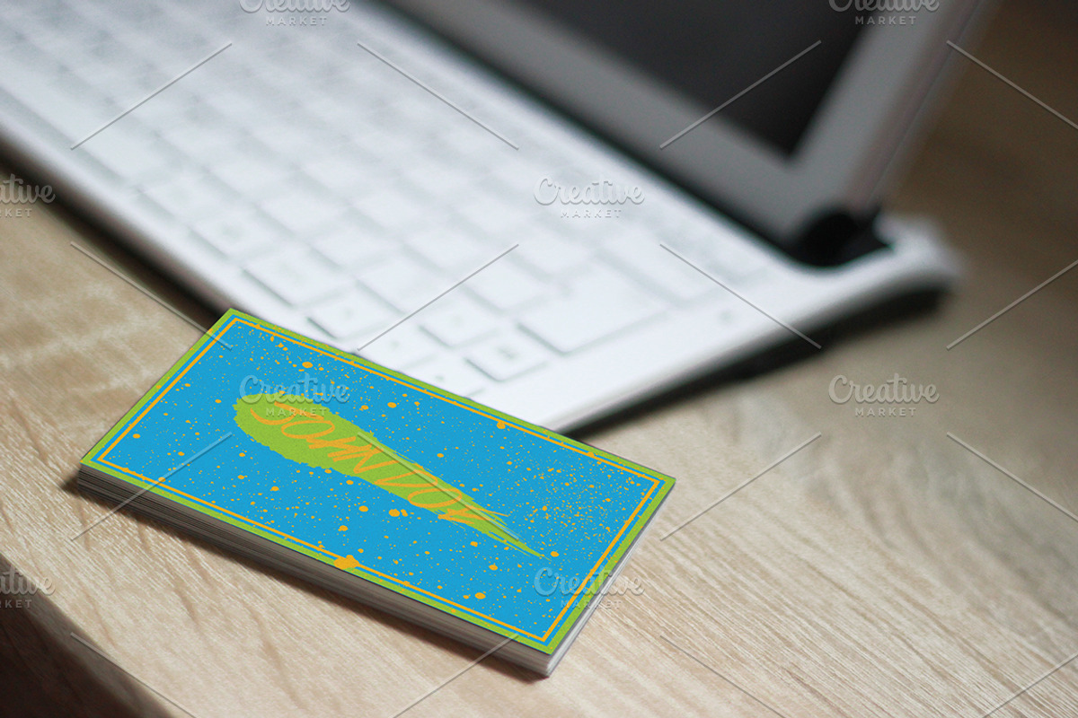 Colorful Designer Business Card, a Business Card Template by Konakchiev (Photo 3 of 3)