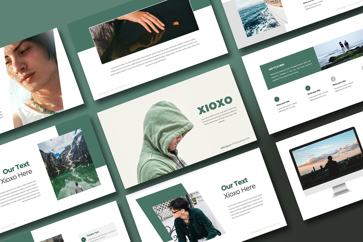 Xioxo Fashion Man PowerPoint, a Presentation Template by Overcloud (Photo 1 of 4)
